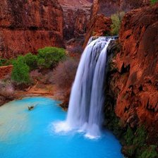 Схема вышивки «Водопад»