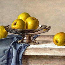 Схема вышивки «Худ. Рой Ходриен Яблоки»