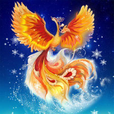 Схема вышивки «Жар-Птица»