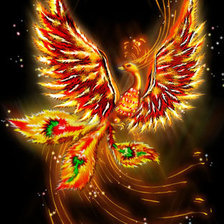 Схема вышивки «Жар-Птица»