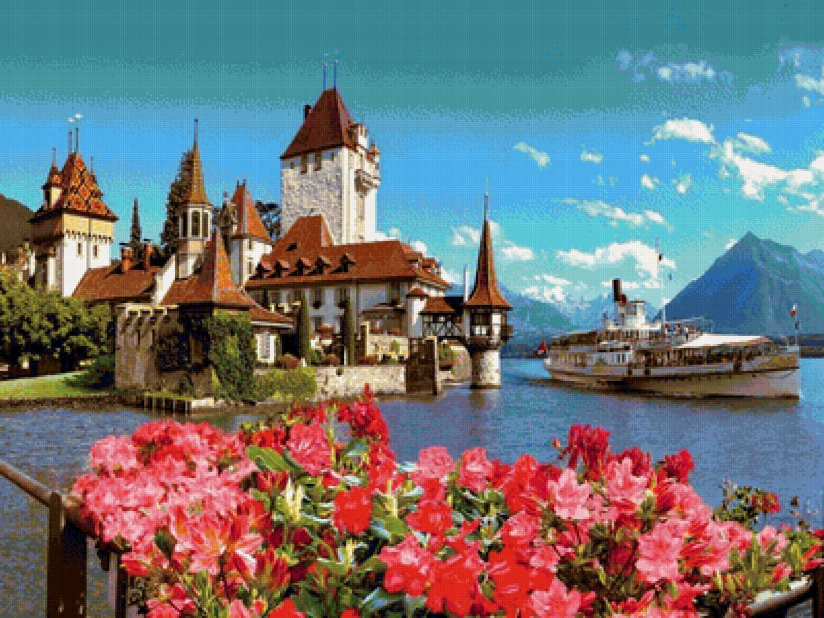 Швейцария - город, пейзаж, природа - предпросмотр