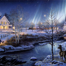 Схема вышивки «звездная ночь»