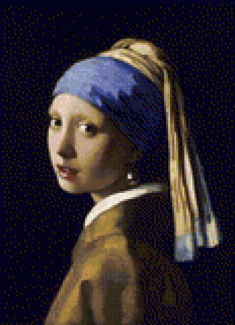 девушка с жемчужной сережкой - предпросмотр