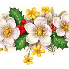 Схема вышивки «цветы»