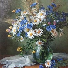 Схема вышивки «полевые цветы»