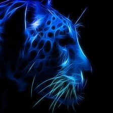 Схема вышивки «леопард»