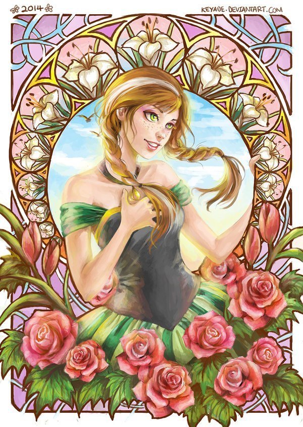 Анна - арт - оригинал