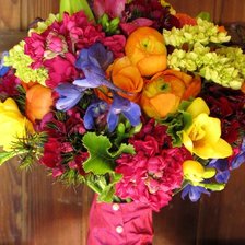 Схема вышивки «Букет цветов»