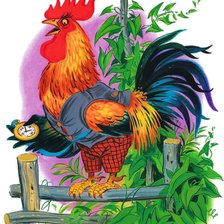 Схема вышивки «Петух»