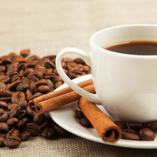 Схема вышивки «Кофе с корицей»