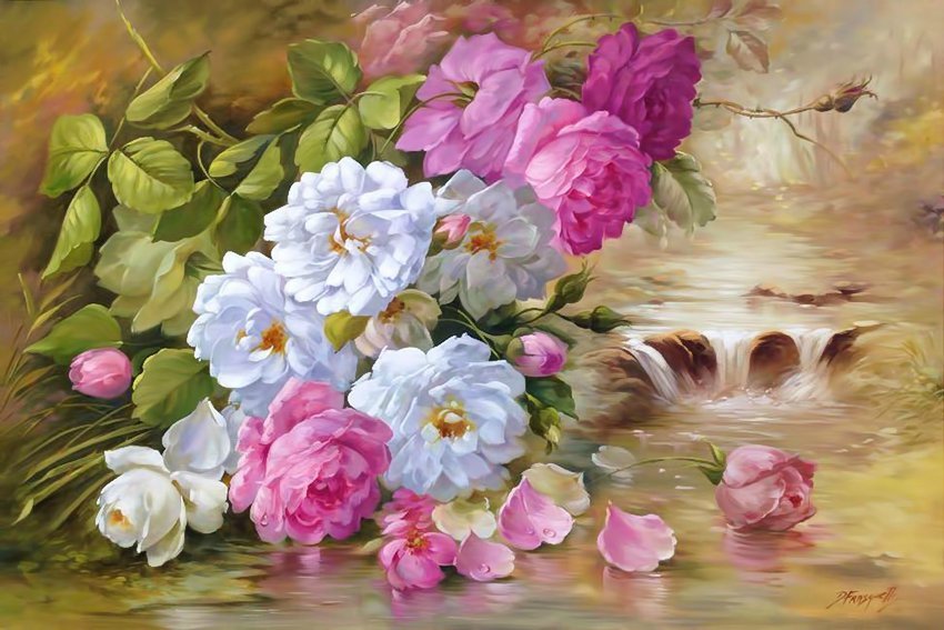 ruže,voda - оригинал