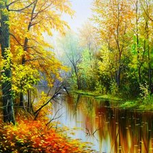 Схема вышивки «осень»