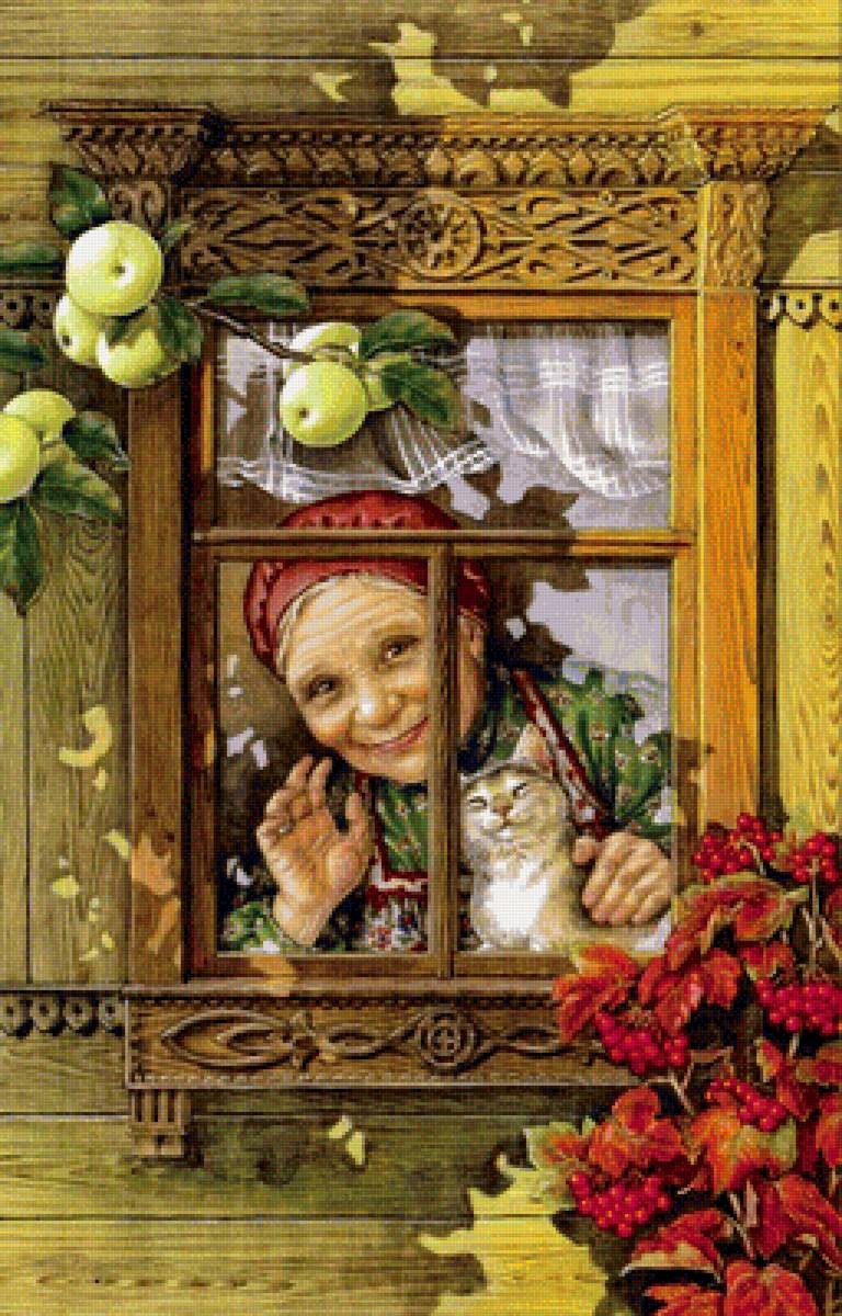 у окна - окно, пейзаж, природа - предпросмотр