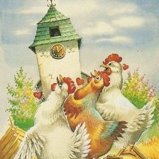 Схема вышивки «курочки»