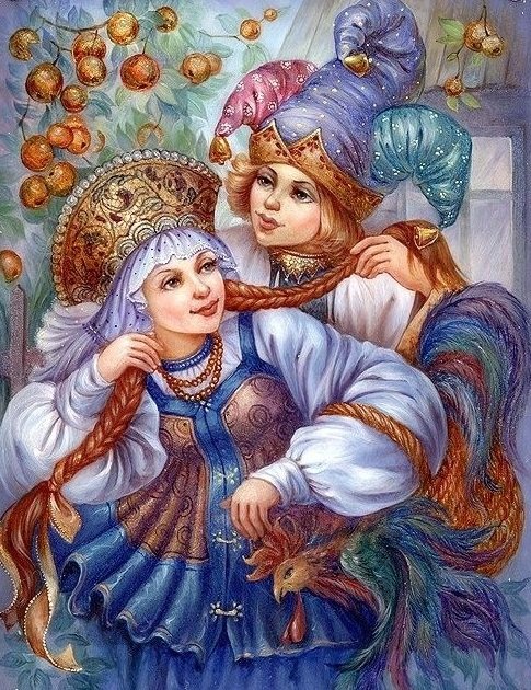 федоскинская миниатюра - оригинал