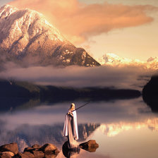 Схема вышивки «Пейзаж»