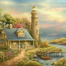 домик у маяка