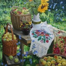 Схема вышивки «Середина лета»