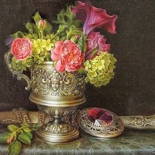 Схема вышивки «zátišie na stole»