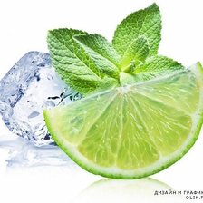 Схема вышивки «Лайм и мята»