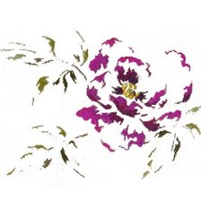 Схема вышивки «Пионы»