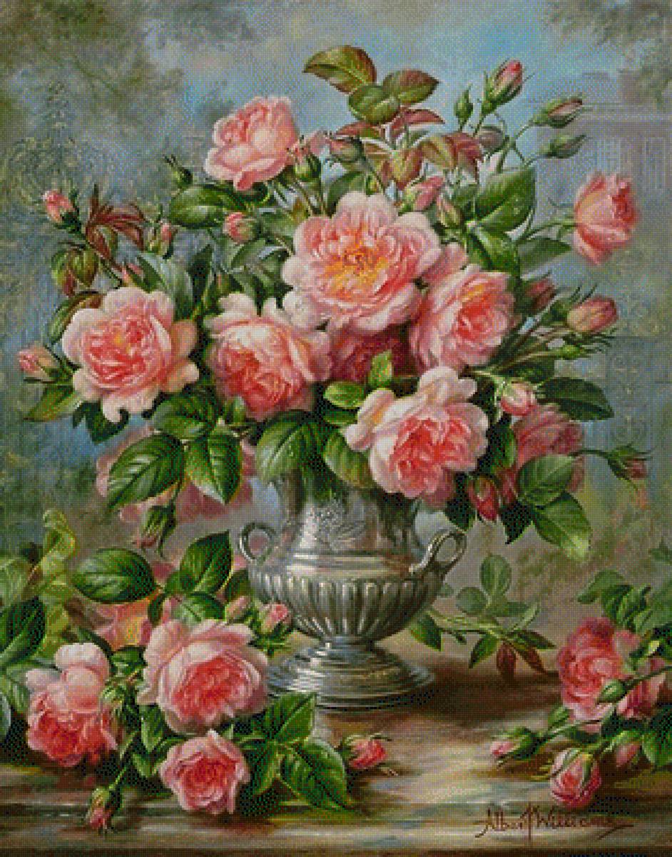 Rose in vase - q - предпросмотр