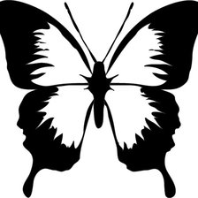 Схема вышивки «бабочка»