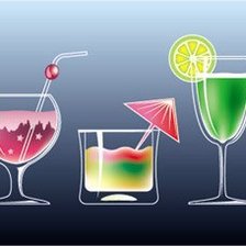 Схема вышивки «bebidas»