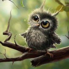 Схема вышивки «совёнок»