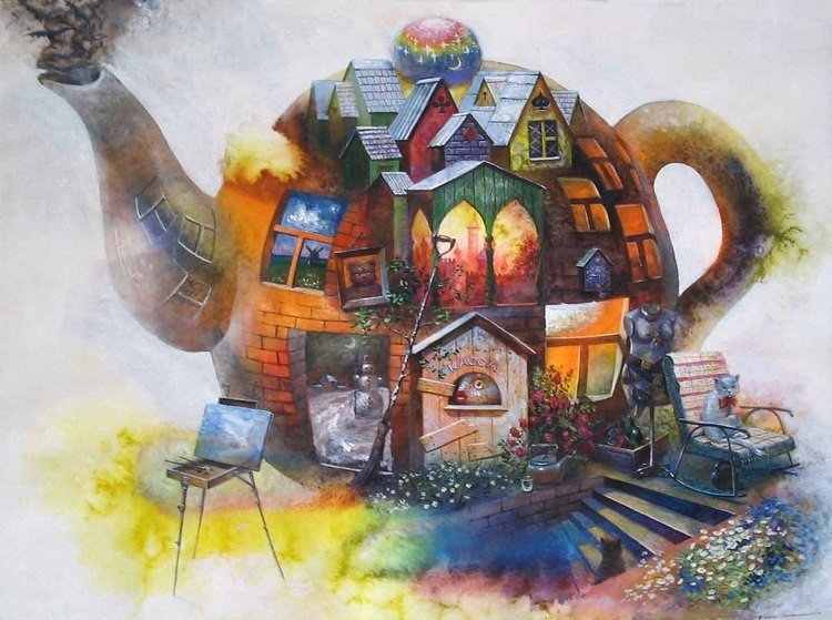 уютный домик - оригинал