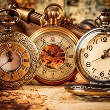 Схема вышивки «часы»