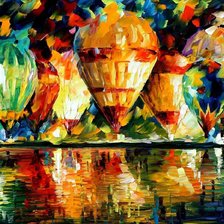 Схема вышивки «Воздушные шары»