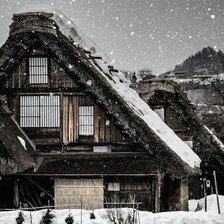 Схема вышивки «Японский пейзаж»