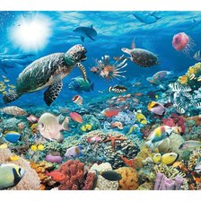 Схема вышивки «Подводный мир»