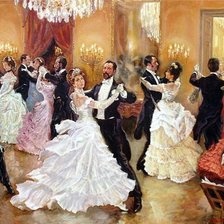 Схема вышивки «На балу»