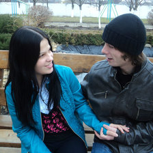 Схема вышивки «Влюбленная пара.»