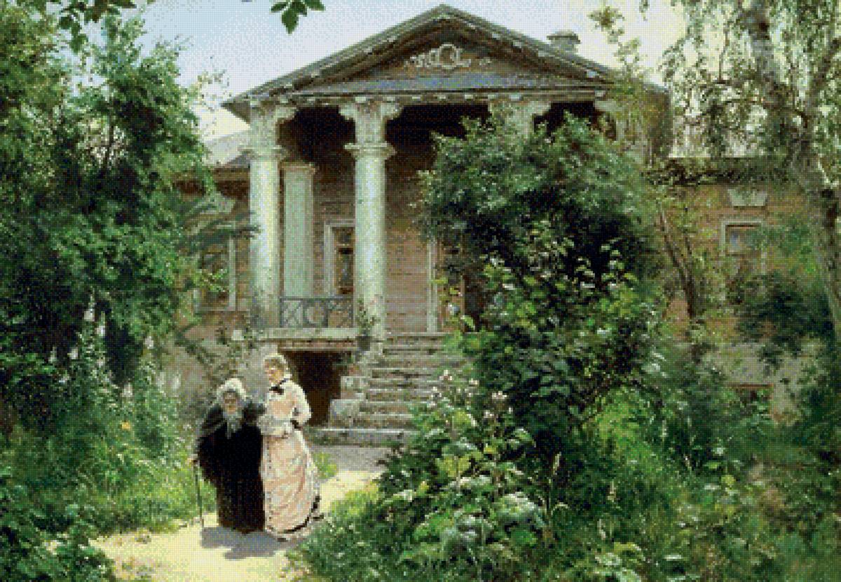 живопись - природа, люди, живопись - предпросмотр