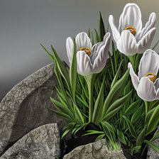 Схема вышивки «цветы»