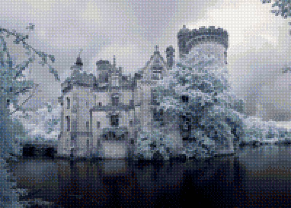 Старый, заброшенный замок - замок - предпросмотр