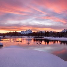 Схема вышивки «зимний пруд»