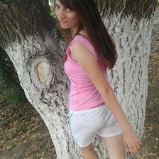 Схема вышивки «Девушка загадка..»