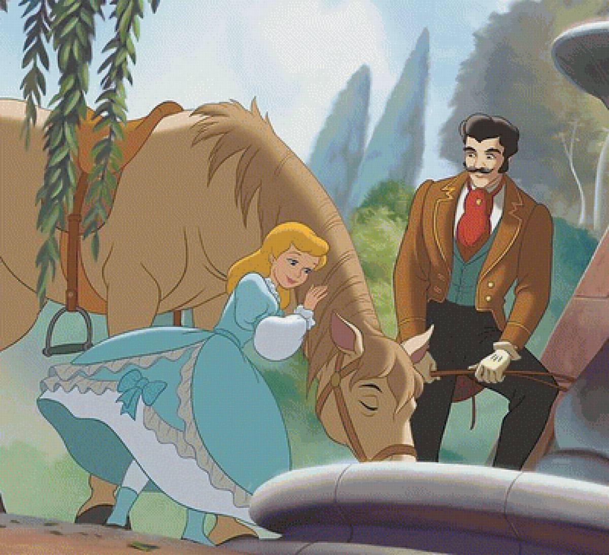 Золушка - сказка, иллюстрация - предпросмотр