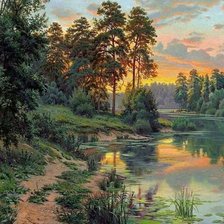 Схема вышивки «летний вечер»