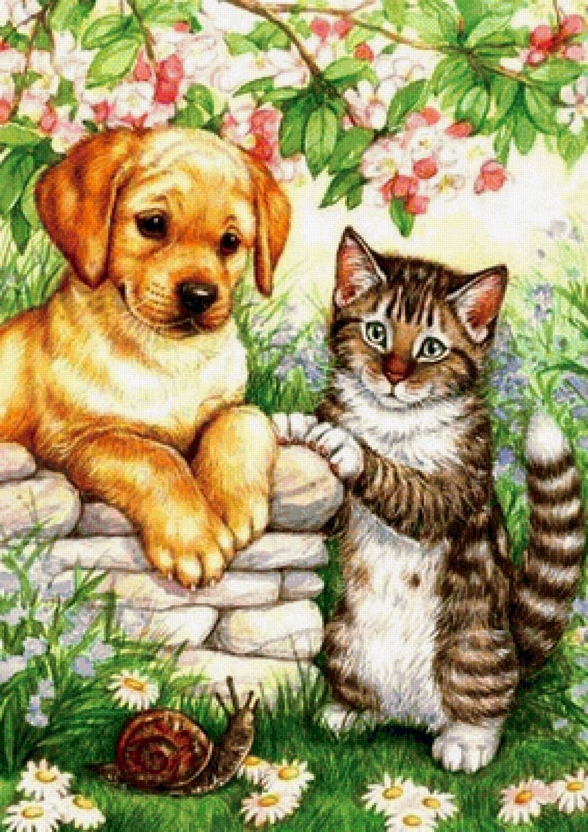 друзья - природа, животные, пейзаж - предпросмотр