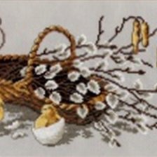 Схема вышивки «цыпы пасхальные»