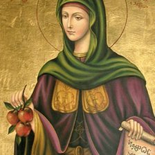 Схема вышивки «св. Ирина»