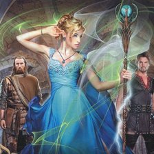 Схема вышивки «Оляна. Игры с артефактами»