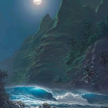 Схема вышивки «полнолуние»