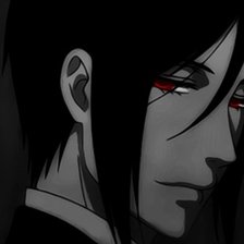 Схема вышивки «Взгляд Себастьяна»