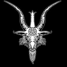 Схема вышивки «Бафомет»